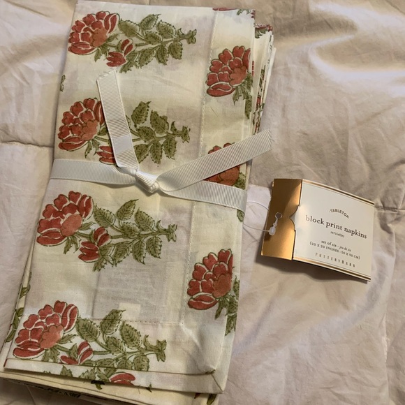 Pottery Barn Dining Pottery Barn Fabric Napkins Poshmark